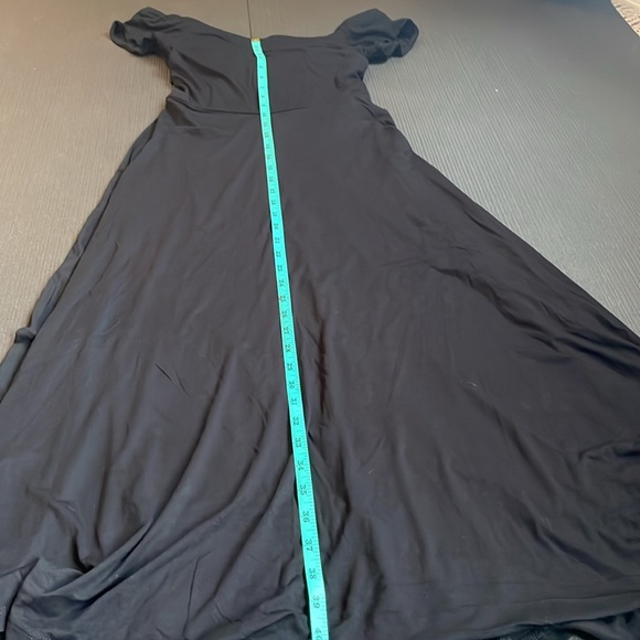 Black knit crisscross back dress - Picture 9 of 9